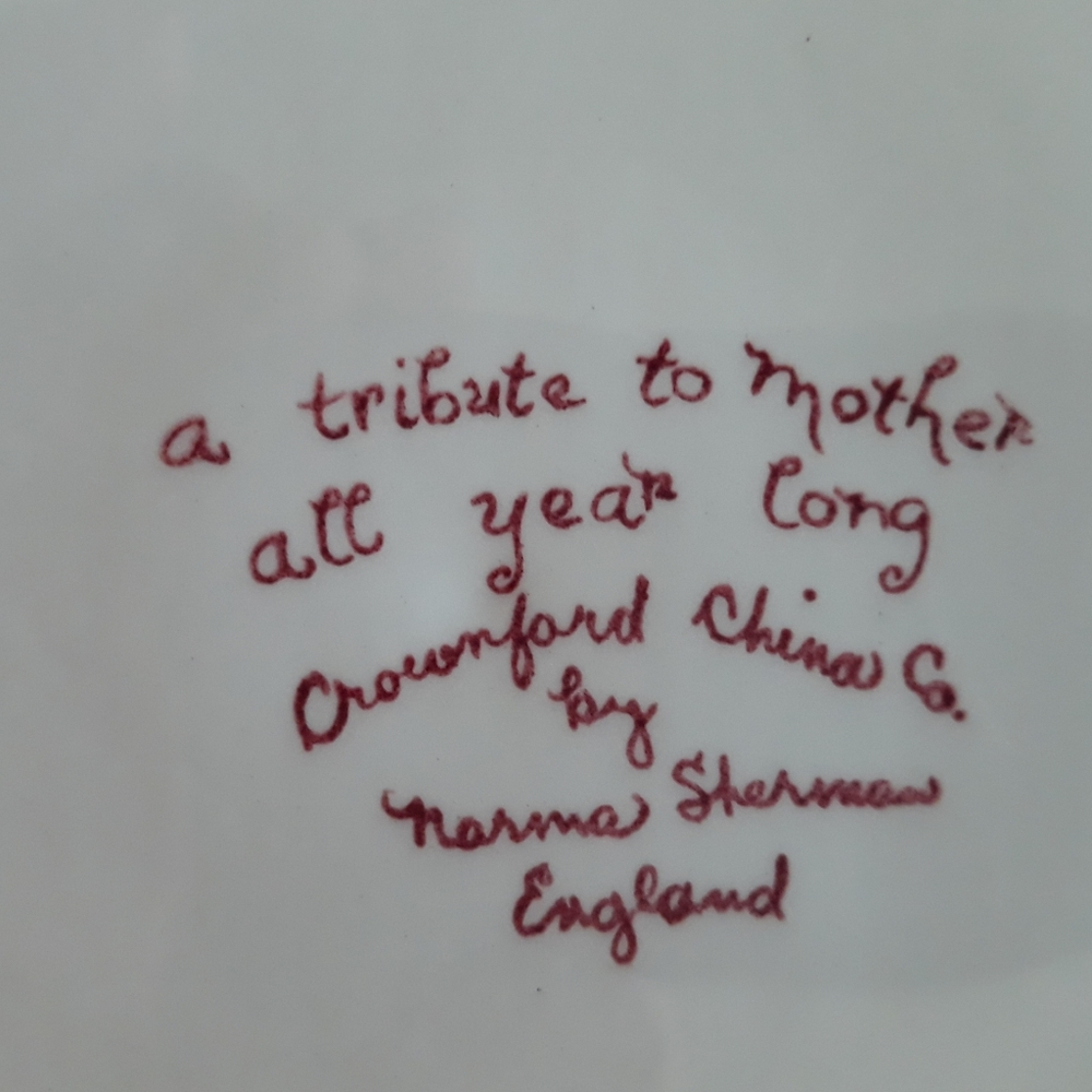 Vintage "A Good Mother" collector's plate - Picture 5 of 5
